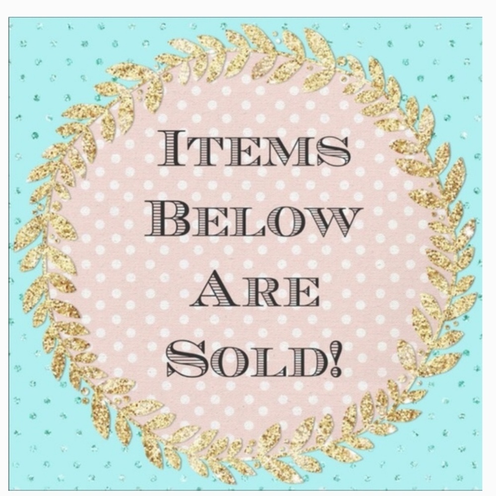 All item's below are sold 😊